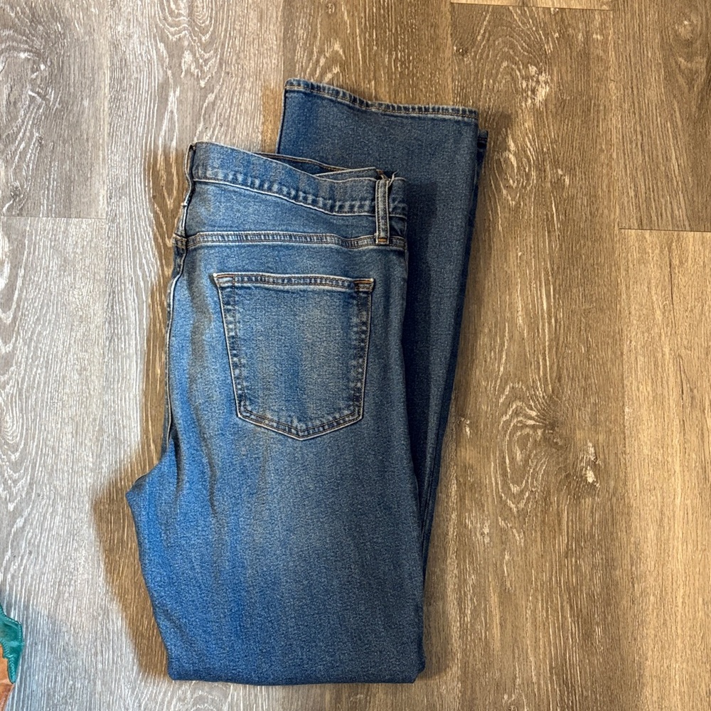 Old Navy Men's Straight Blue Jeans 36x34